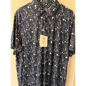 Graham Luxe Golf Polo Mens L Performance Stretch Lightweight Fixed Collar NWT